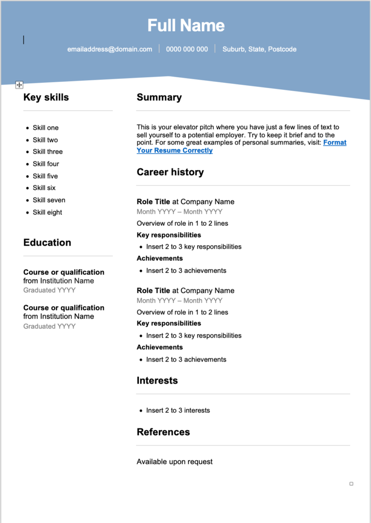 findmevacancy | 23/04/2024 resume template